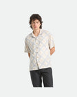 BUNKER SLUB S/S WVN - OFF WHITE/BLUE TILE