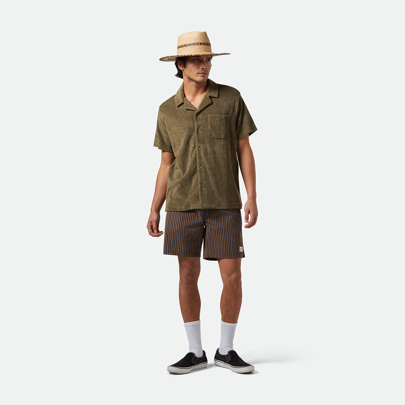 BUNKER TERRY CLOTH S/S KNIT-IVY GREEN