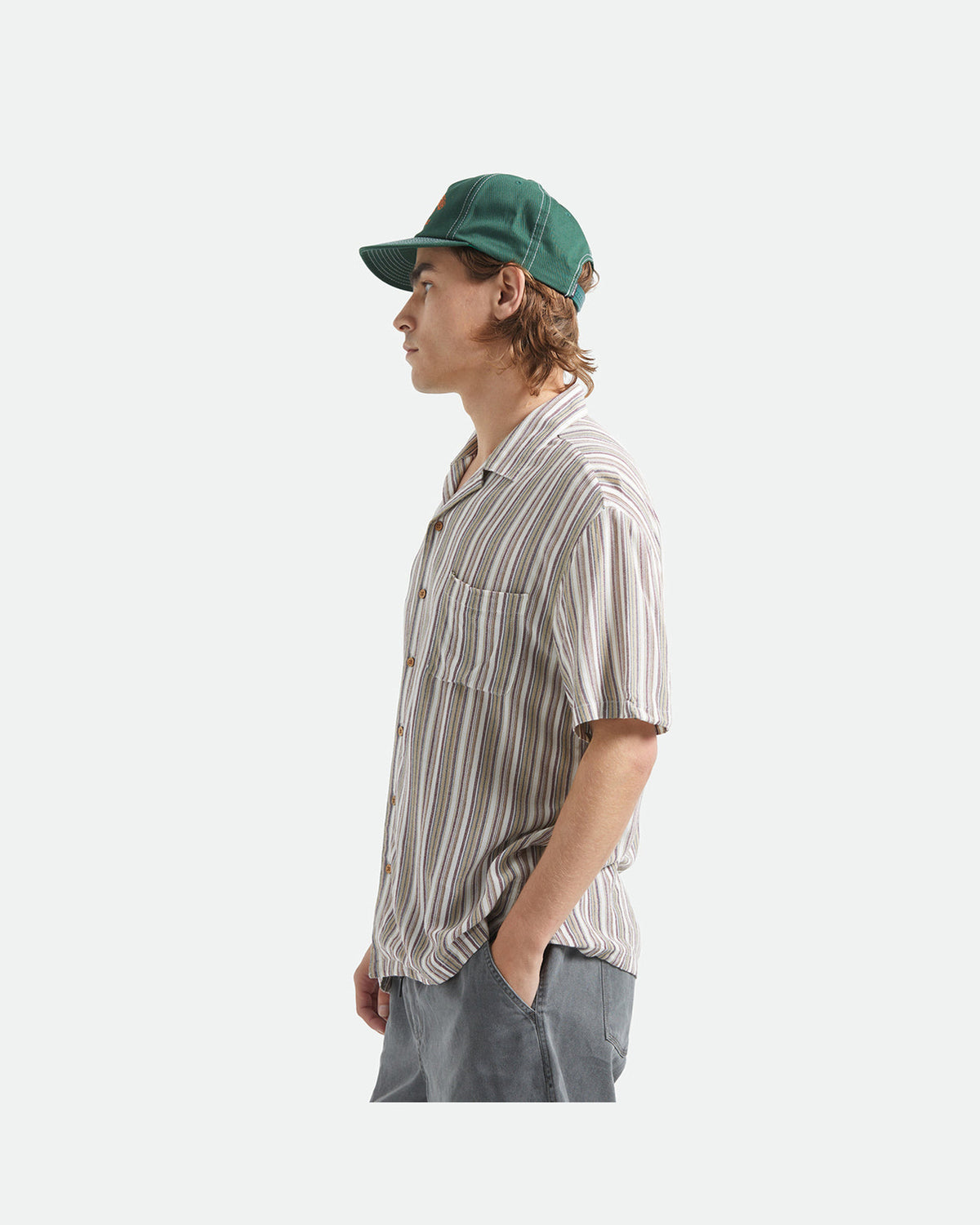 BUNKER TWISTED STRIPE S/S WVN - ROBUST RED