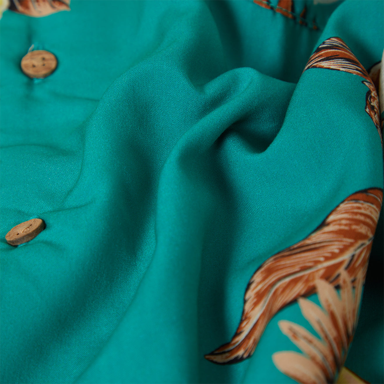 BUNKER VACATION S/S WVN - RETRO GREEN