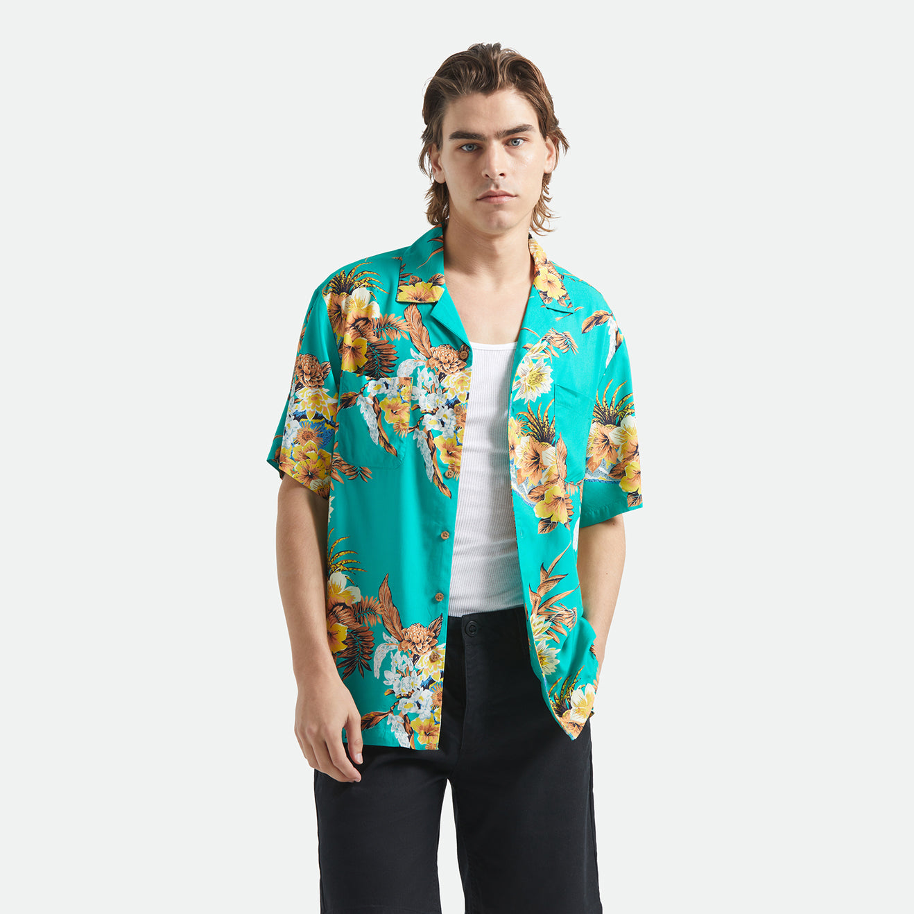 BUNKER VACATION S/S WVN - RETRO GREEN