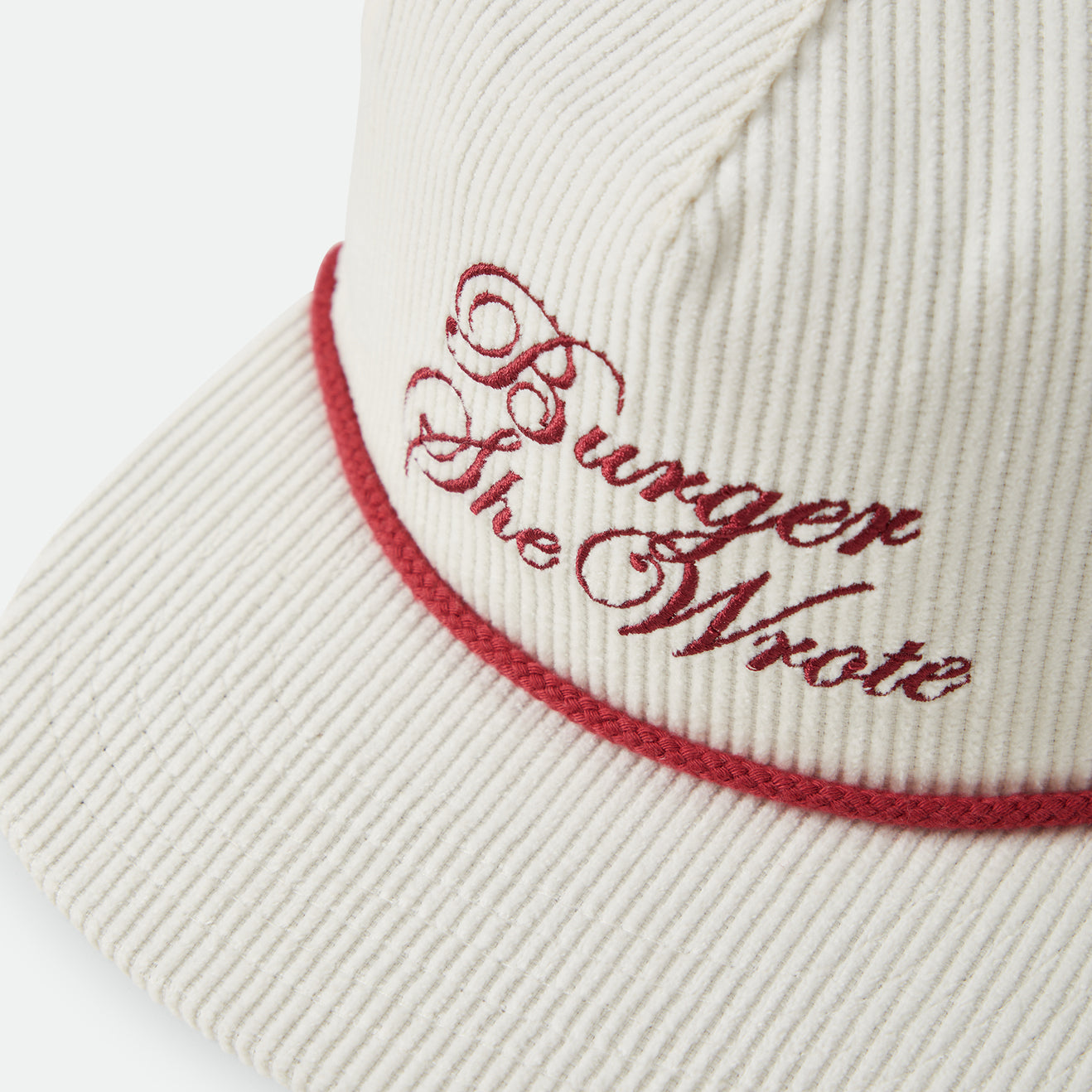 BURGER SHE WROTE SNAPBACK - NATURAL