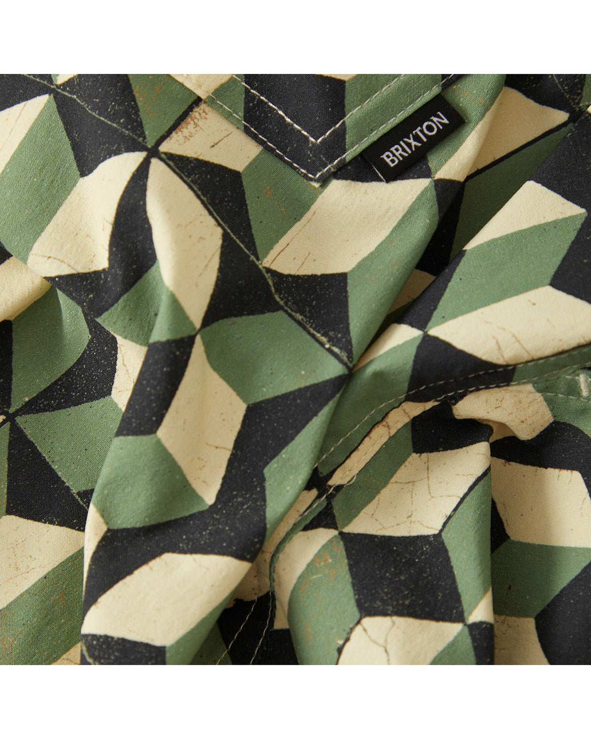 BURGER SHE WROTE HYBRID SHORT - BLACK/GREEN TILE