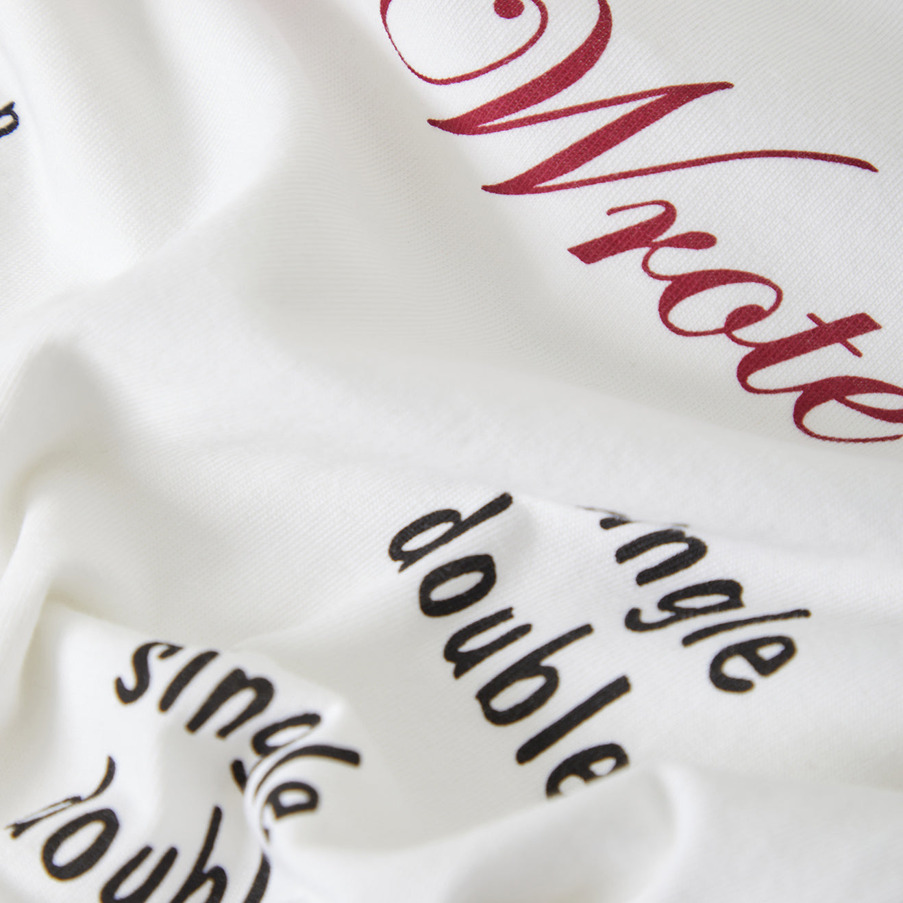BURGER SHE WROTE POCKET TEE - WHITE