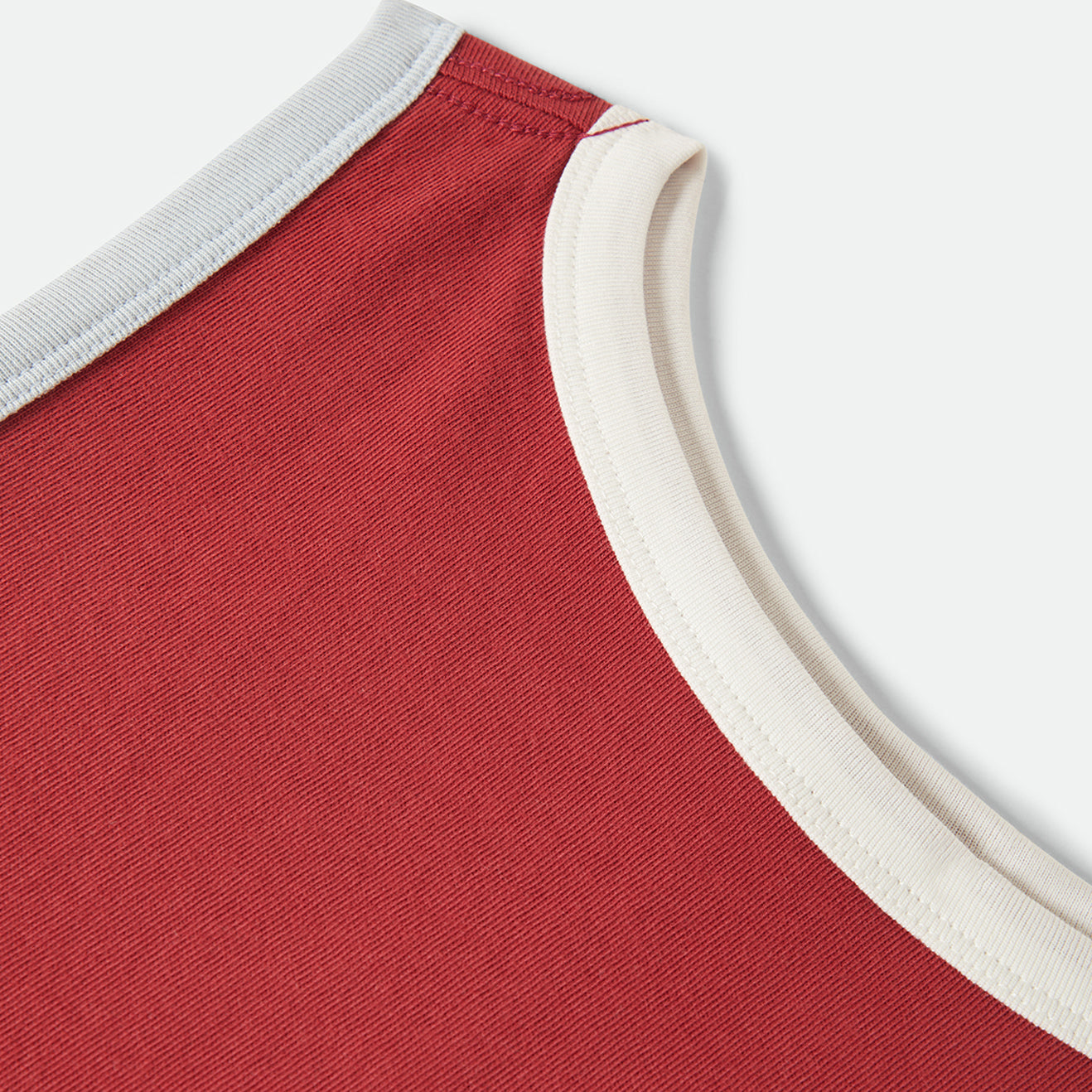 CAREFREE ORGANIC GD CROPPED TANK - ROBUST RED