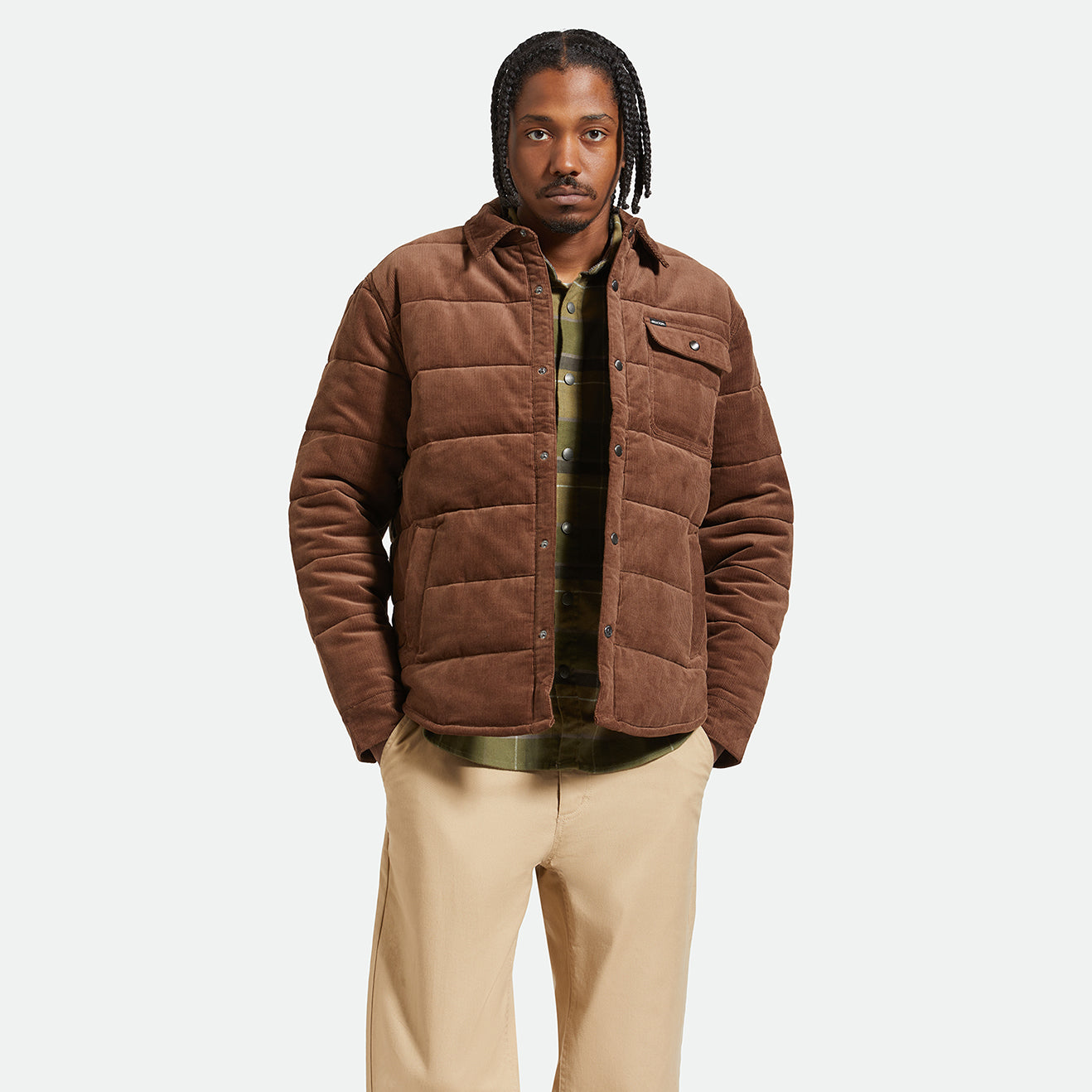 CASS JACKET-PINECONE BROWN CORD