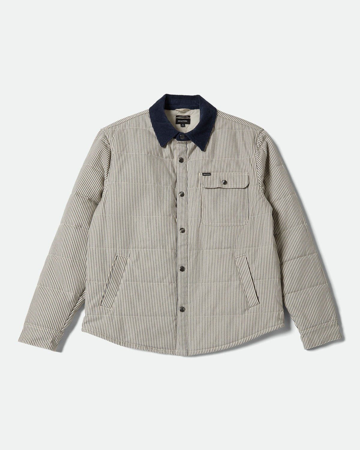 CASS JACKET - WHITECAP/MOOD INDIGO HICKORY S