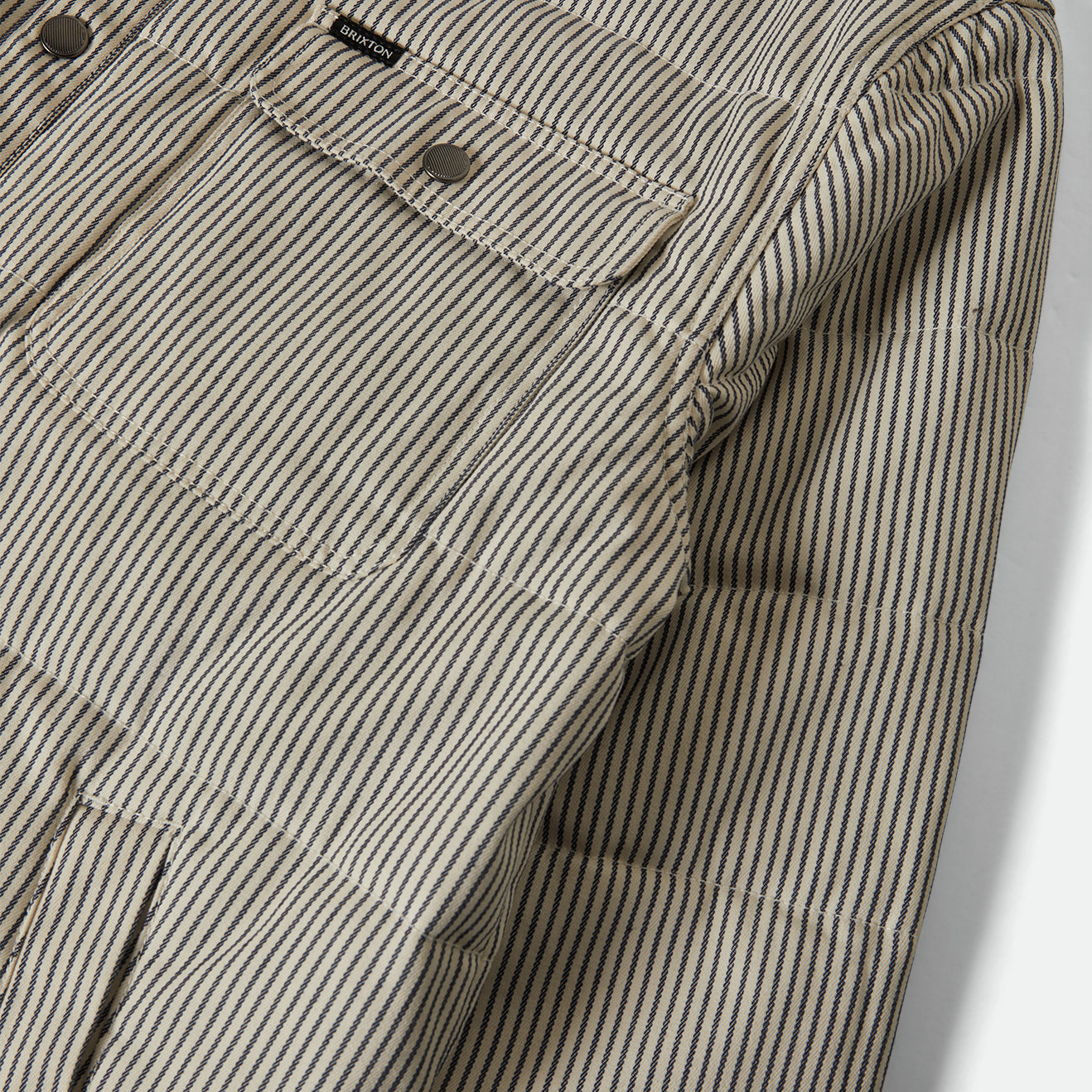 CASS JACKET - WHITECAP/MOOD INDIGO HICKORY S