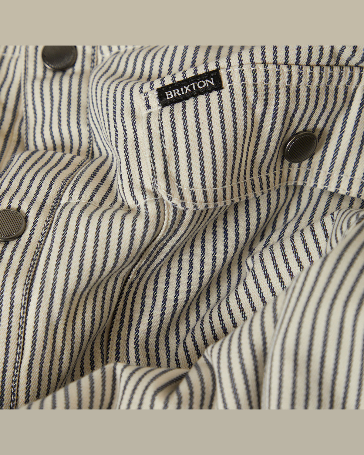 CASS JACKET - WHITECAP/MOOD INDIGO HICKORY S