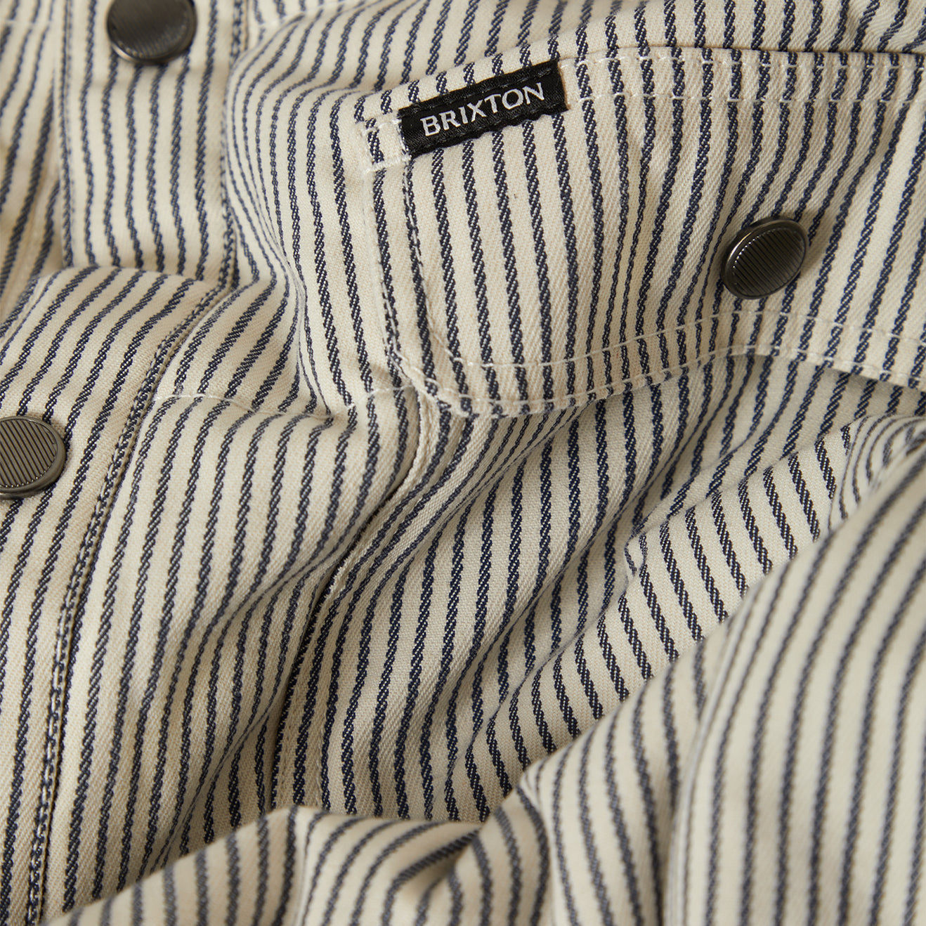 CASS JACKET - WHITECAP/MOOD INDIGO HICKORY S