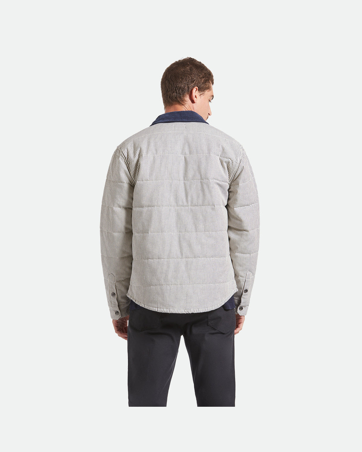 CASS JACKET - WHITECAP/MOOD INDIGO HICKORY S