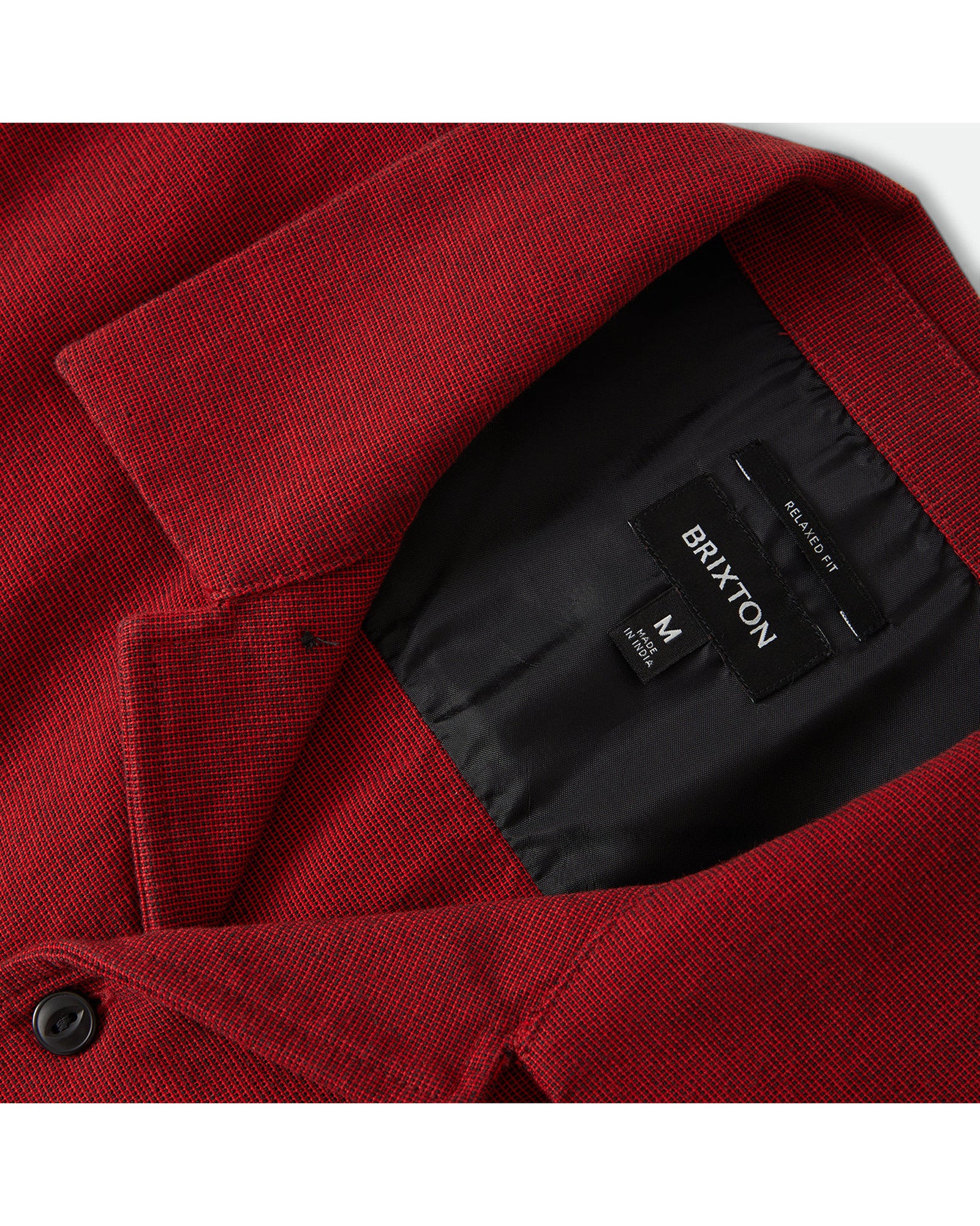 CENTURY OVERSHIRT - RED/BLACK MICRO