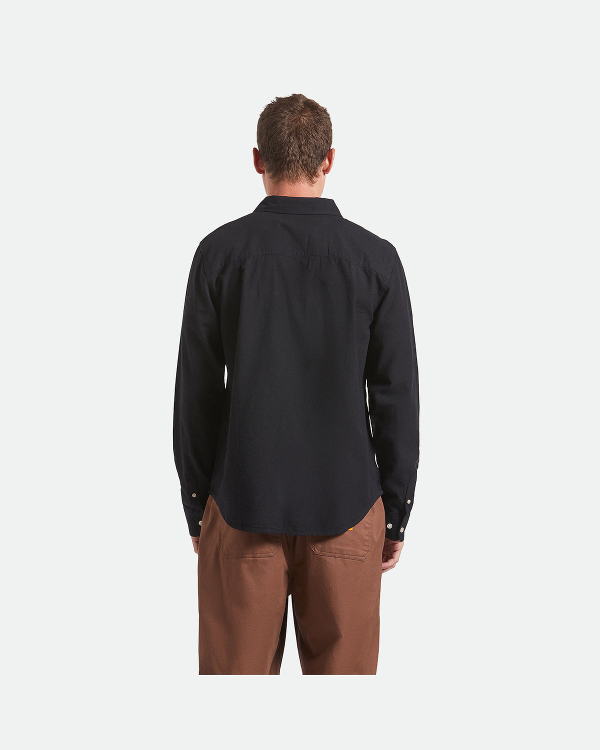 CHARTER L/S WVN - BLACK