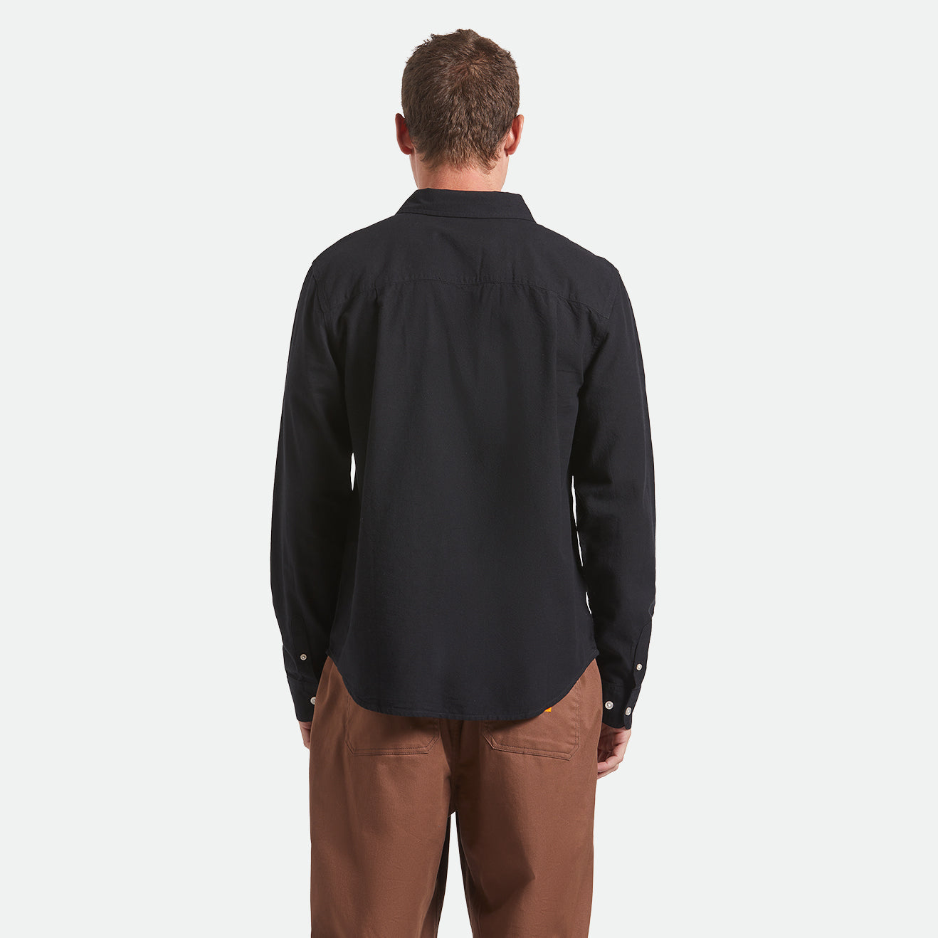 CHARTER L/S WVN - BLACK