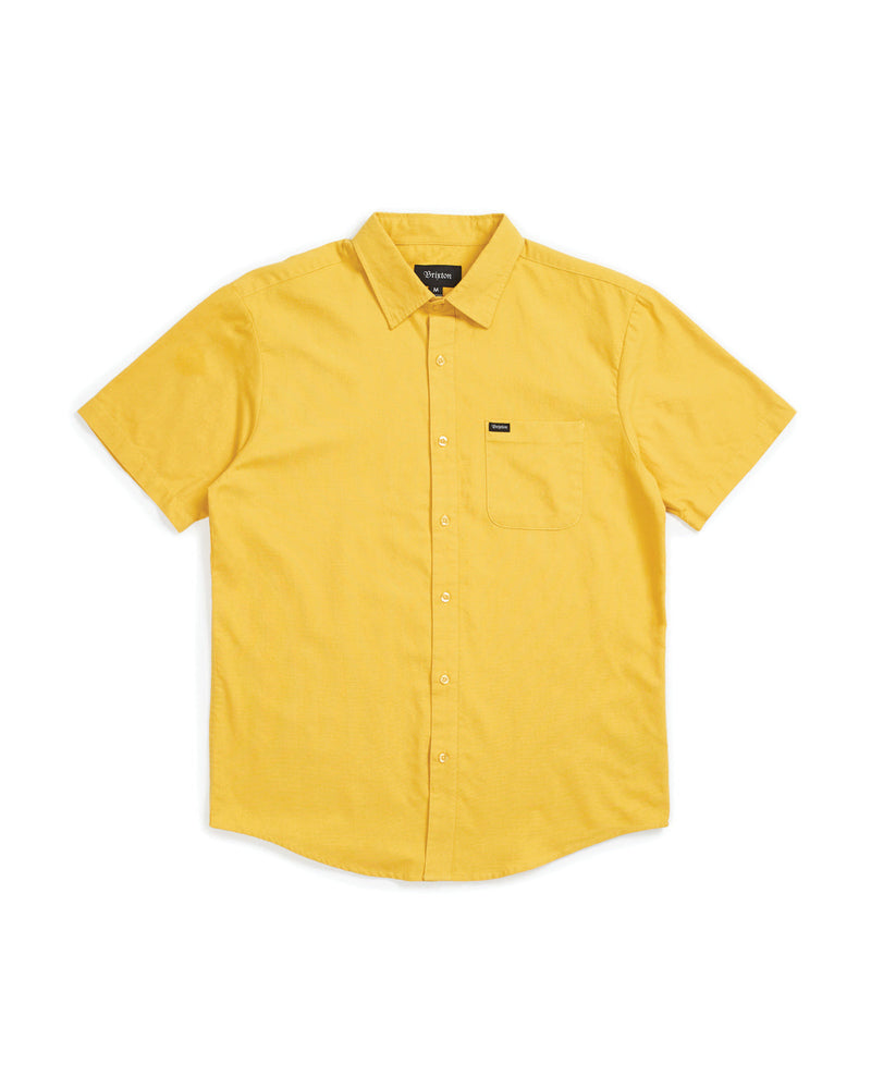 CHARTER OXFORD S/S WVN - SUNSET YELLOW
