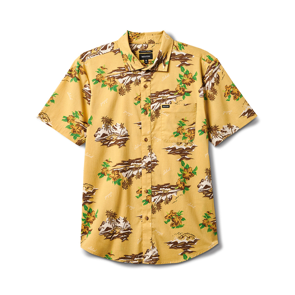 CHARTER PRINT S/S WVN-STRAW/PARADISE