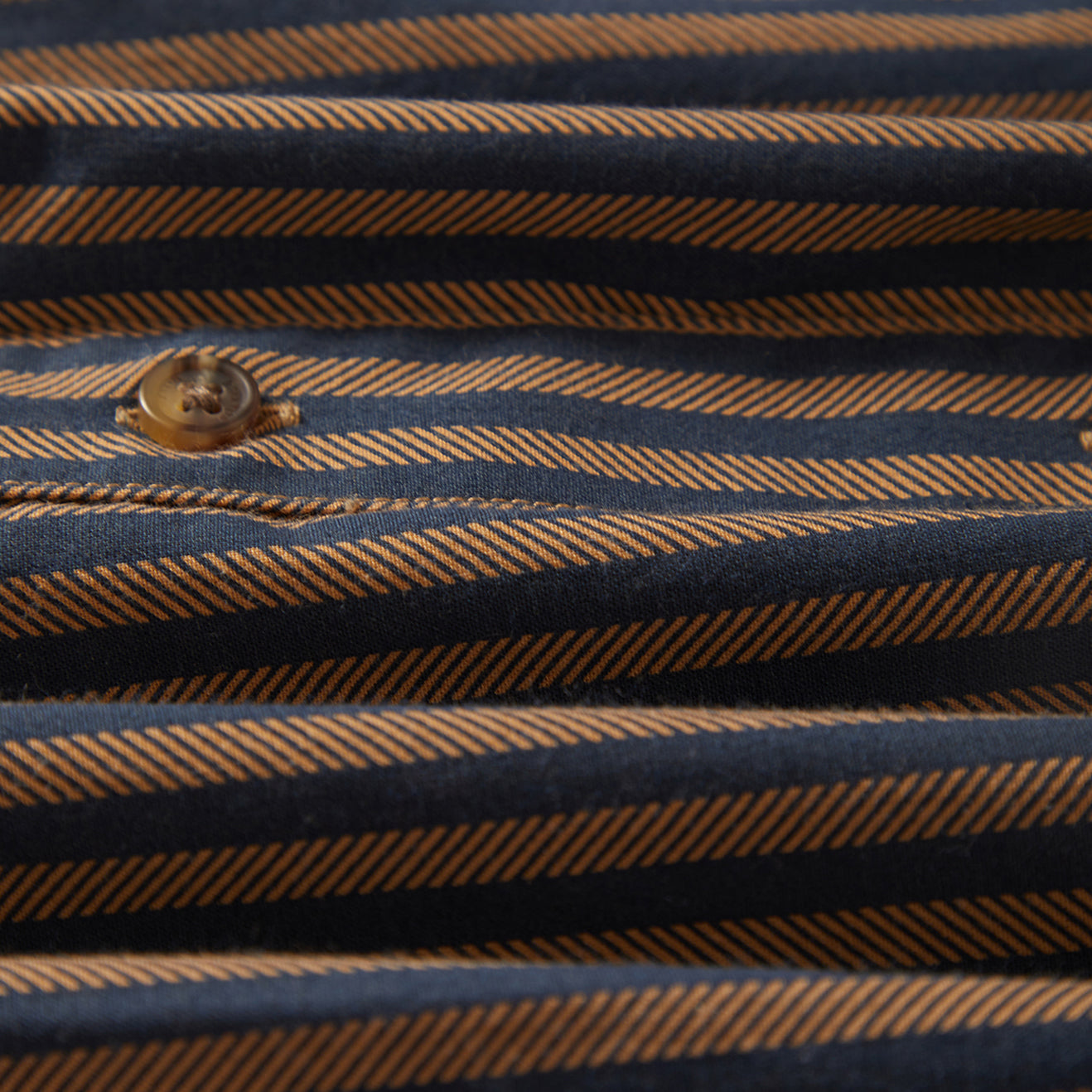 CHARTER PRINT S/S WVN-WASHED BLUE/SUNNAKED  STRIPE