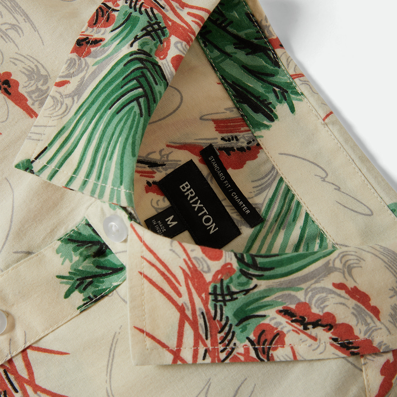 CHARTER PRINT S/S WVN - VINTAGE PALM PRINT