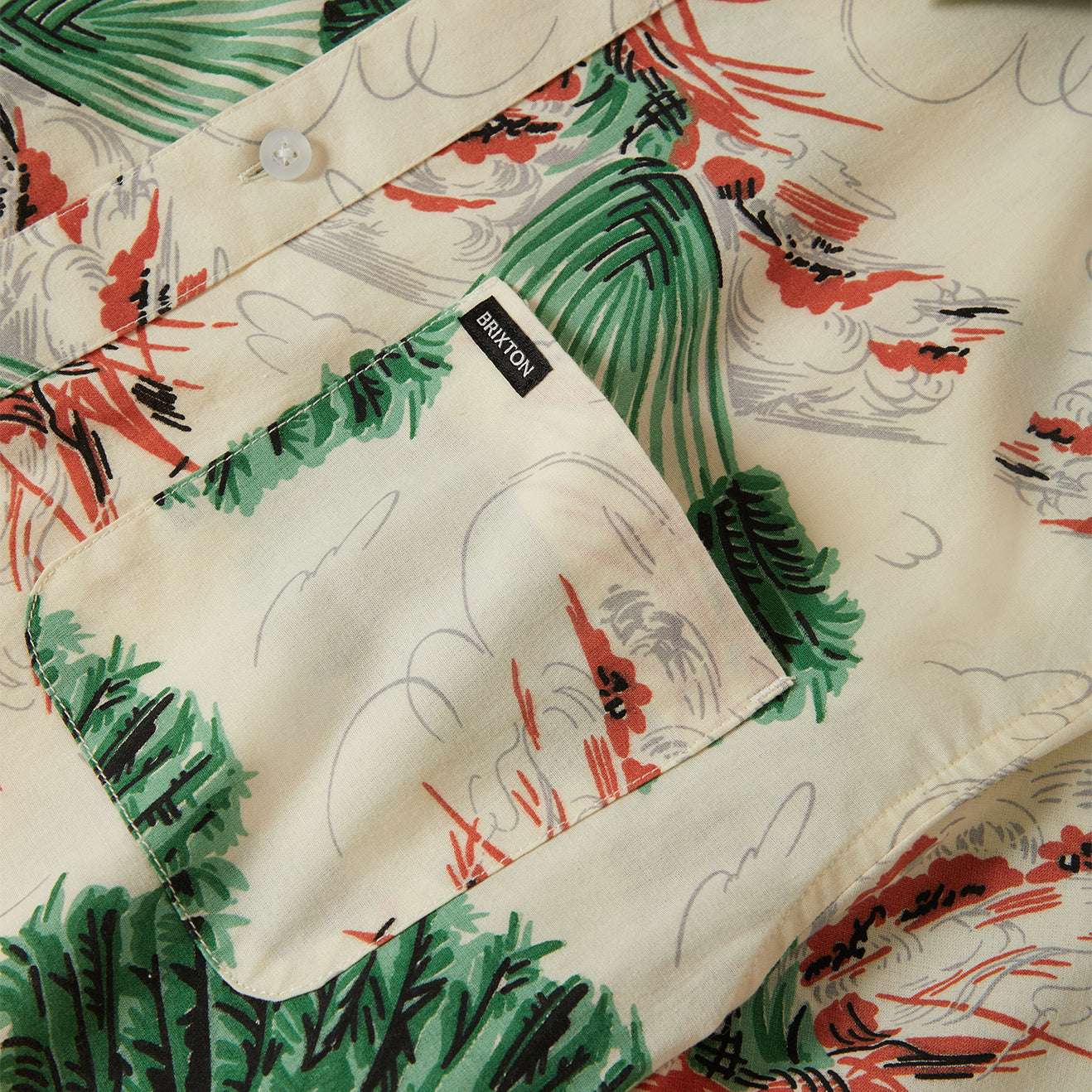 CHARTER PRINT S/S WVN - VINTAGE PALM PRINT
