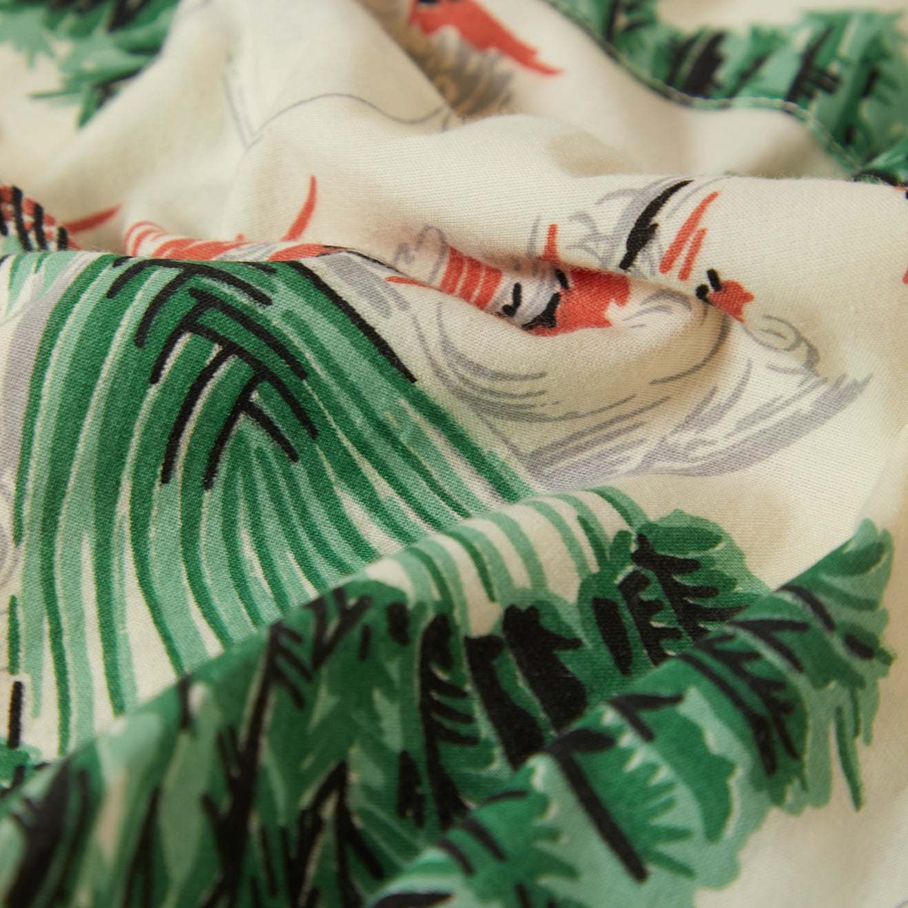 CHARTER PRINT S/S WVN - VINTAGE PALM PRINT