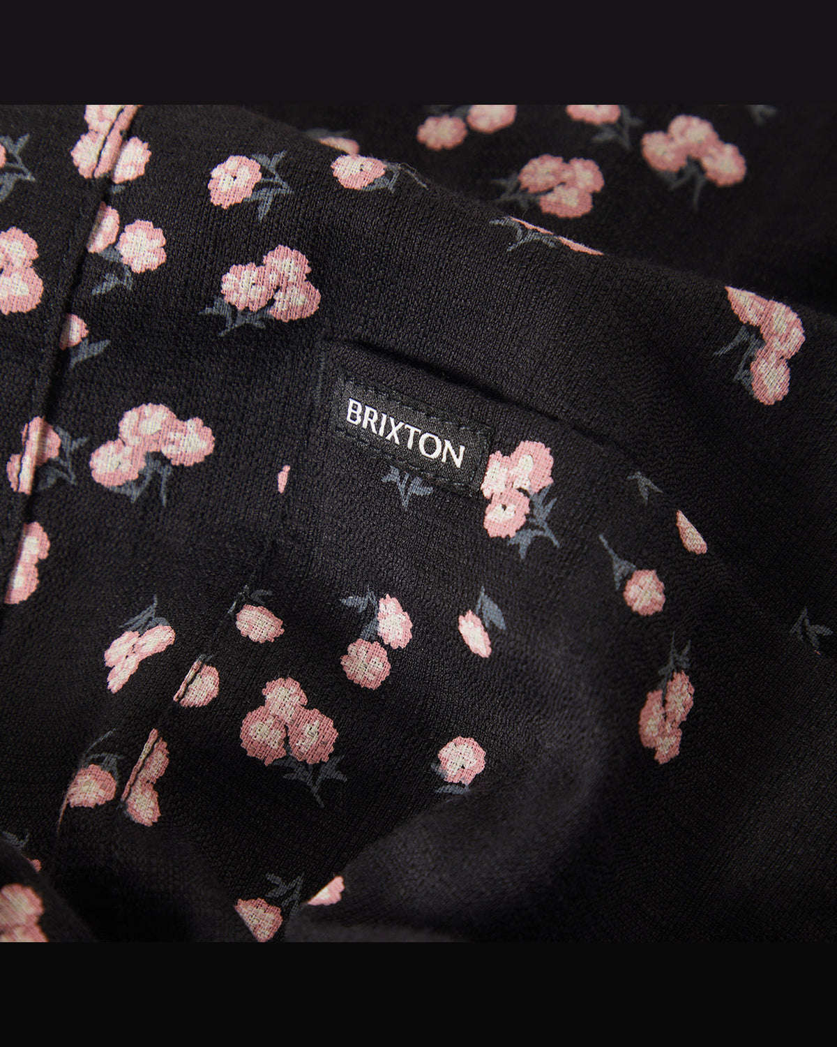 CHARTER SLUB S/S WVN - BLACK/PINK