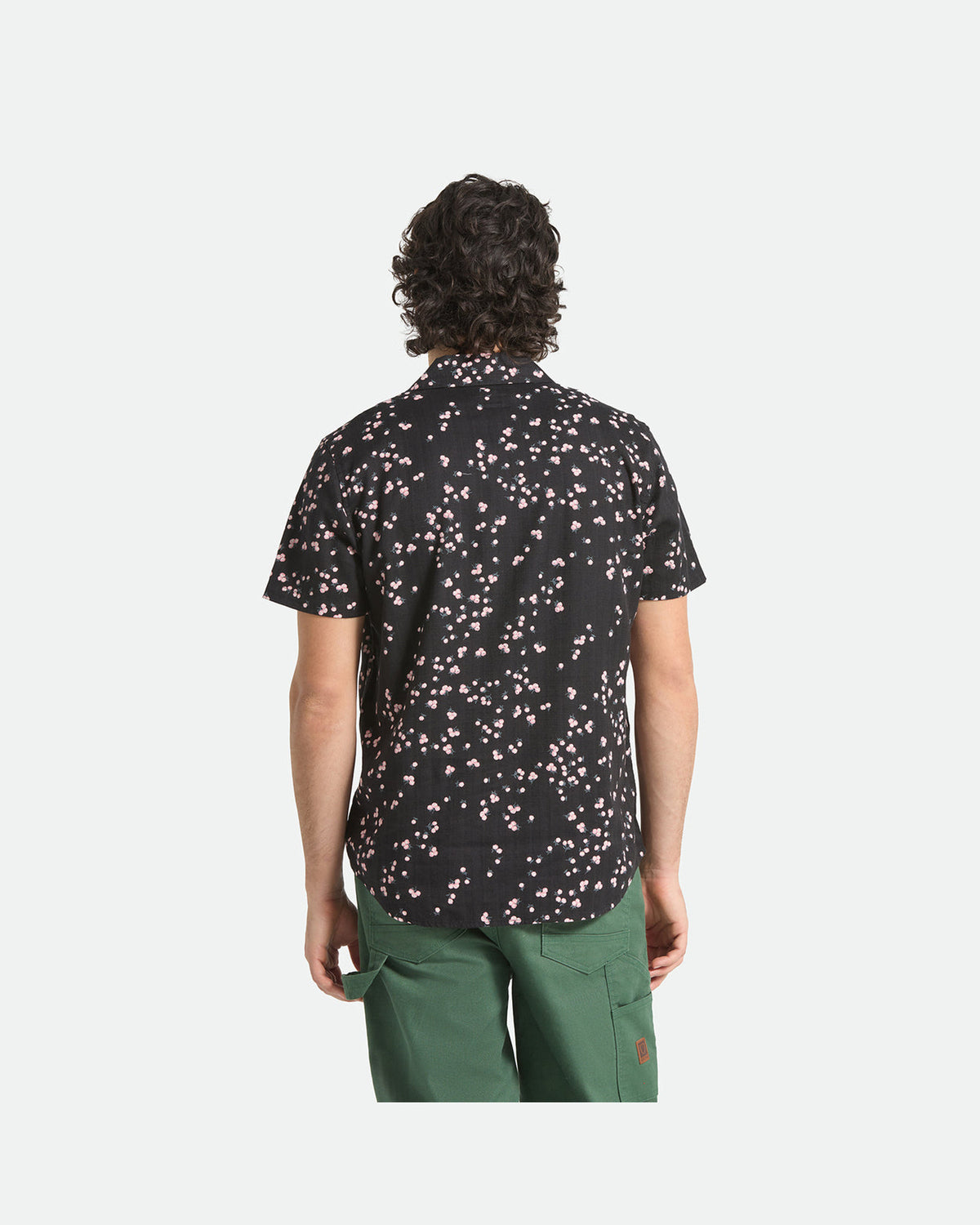 CHARTER SLUB S/S WVN - BLACK/PINK