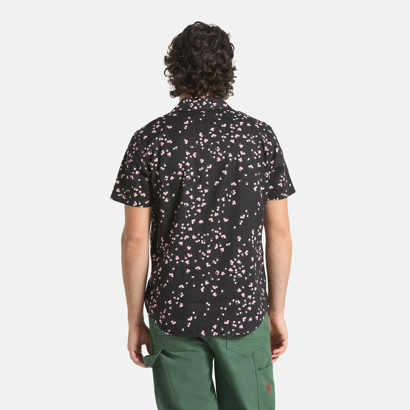 CHARTER SLUB S/S WVN - BLACK/PINK