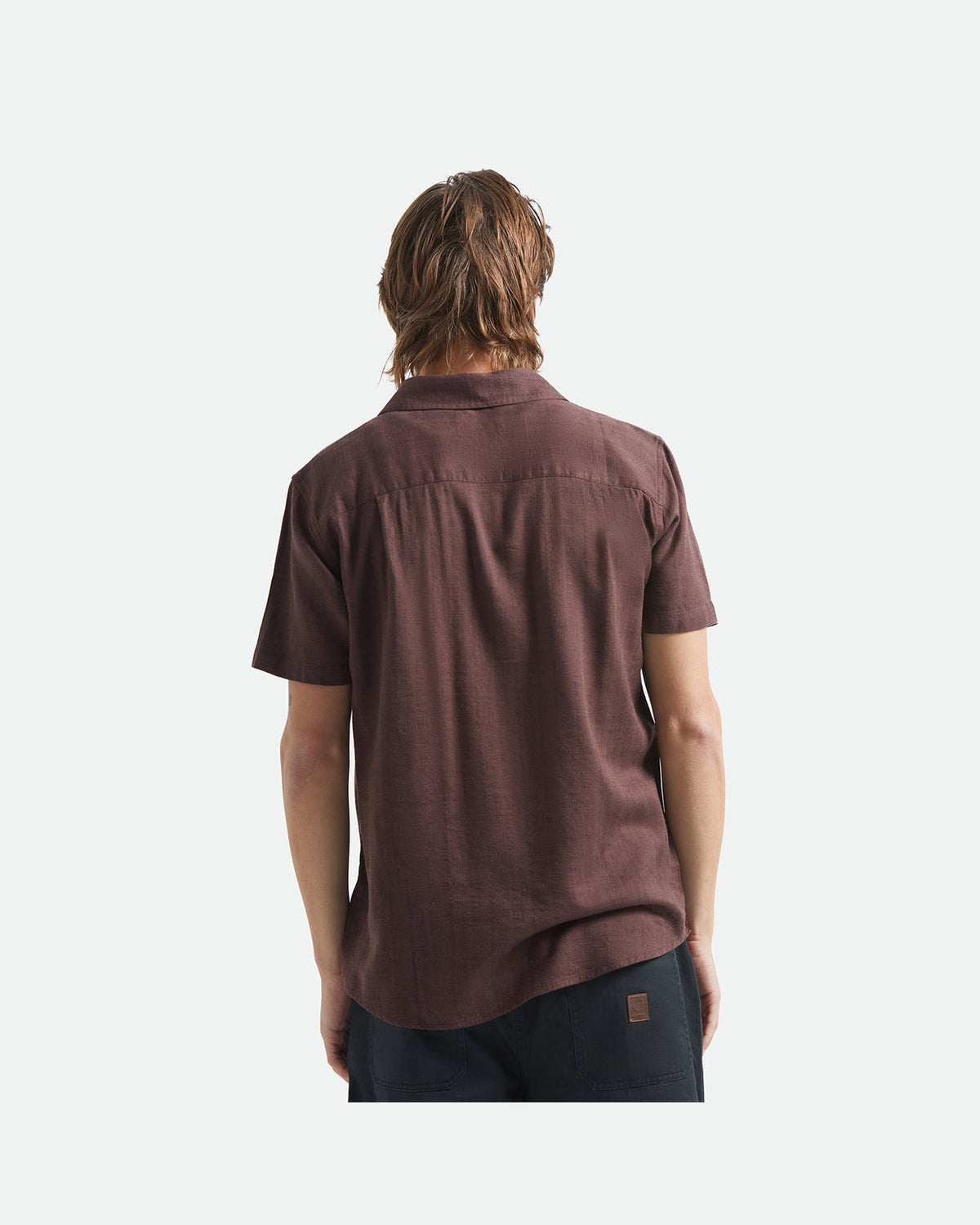 CHARTER SLUB S/S WVN - CHOCOLATE