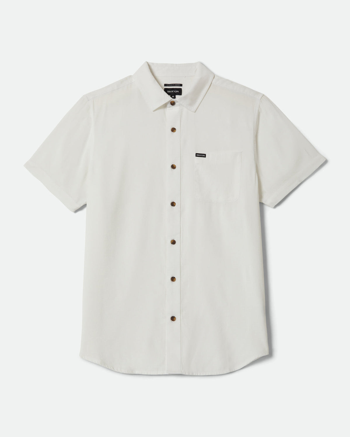 CHARTER SLUB S/S WVN - OFF WHITE