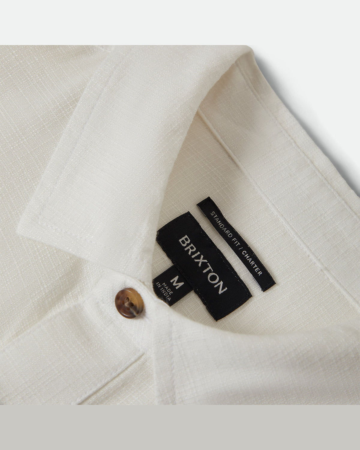 CHARTER SLUB S/S WVN - OFF WHITE