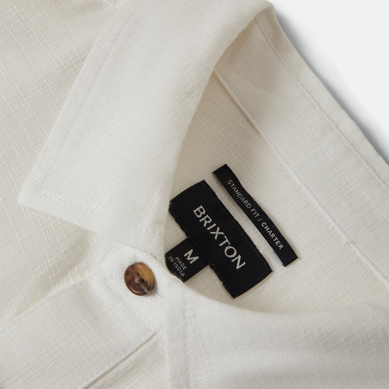 CHARTER SLUB S/S WVN - OFF WHITE