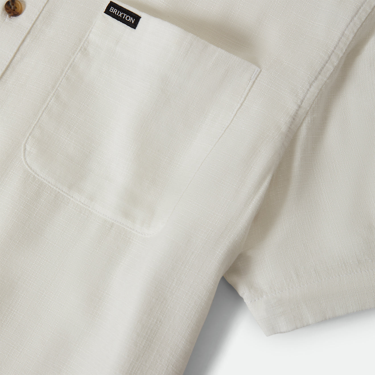 CHARTER SLUB S/S WVN - OFF WHITE