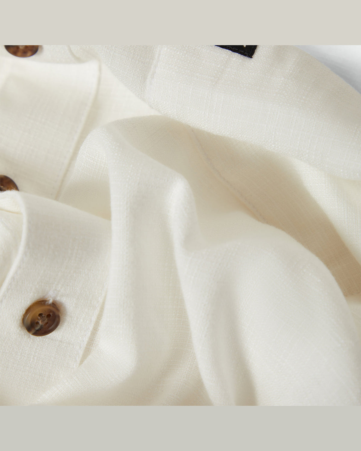 CHARTER SLUB S/S WVN - OFF WHITE