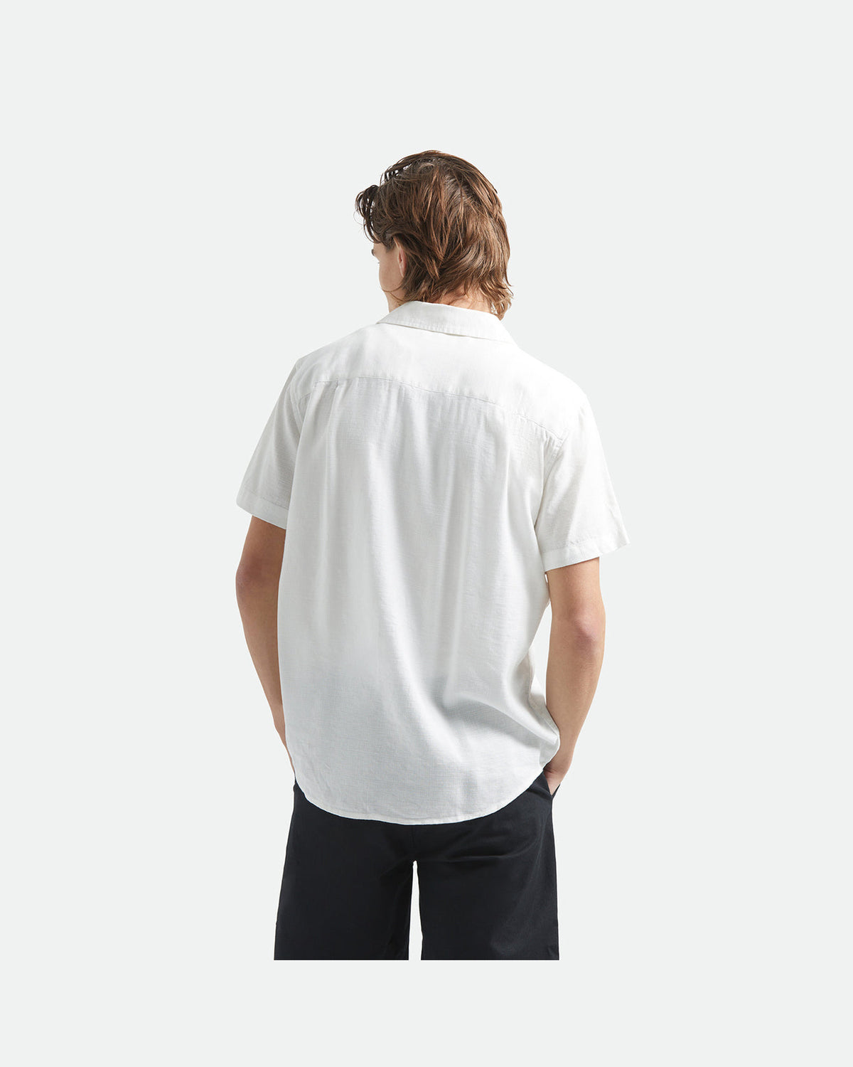 CHARTER SLUB S/S WVN - OFF WHITE