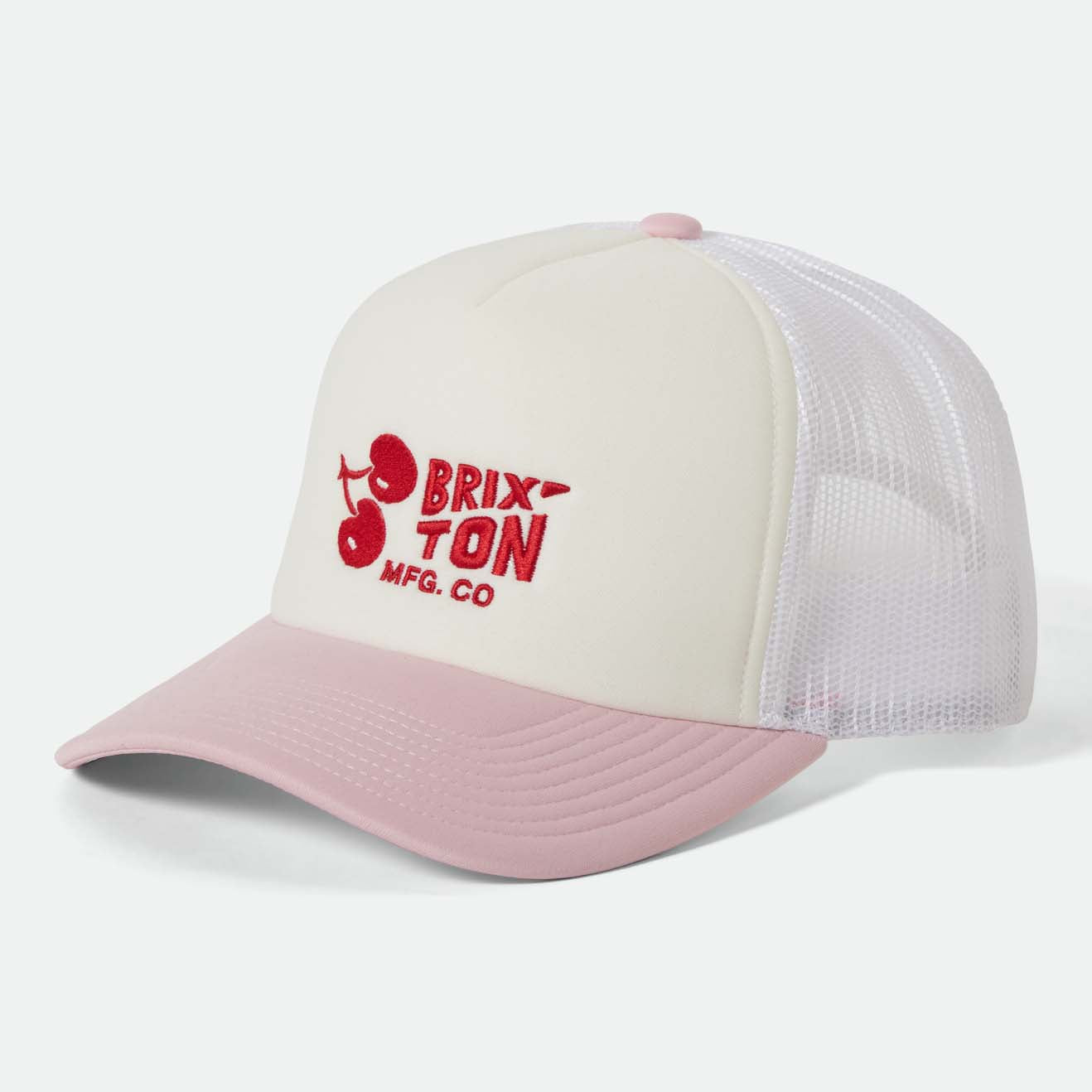 CHERRY C NP MP TRUCKER - OFF WHITE/PINK