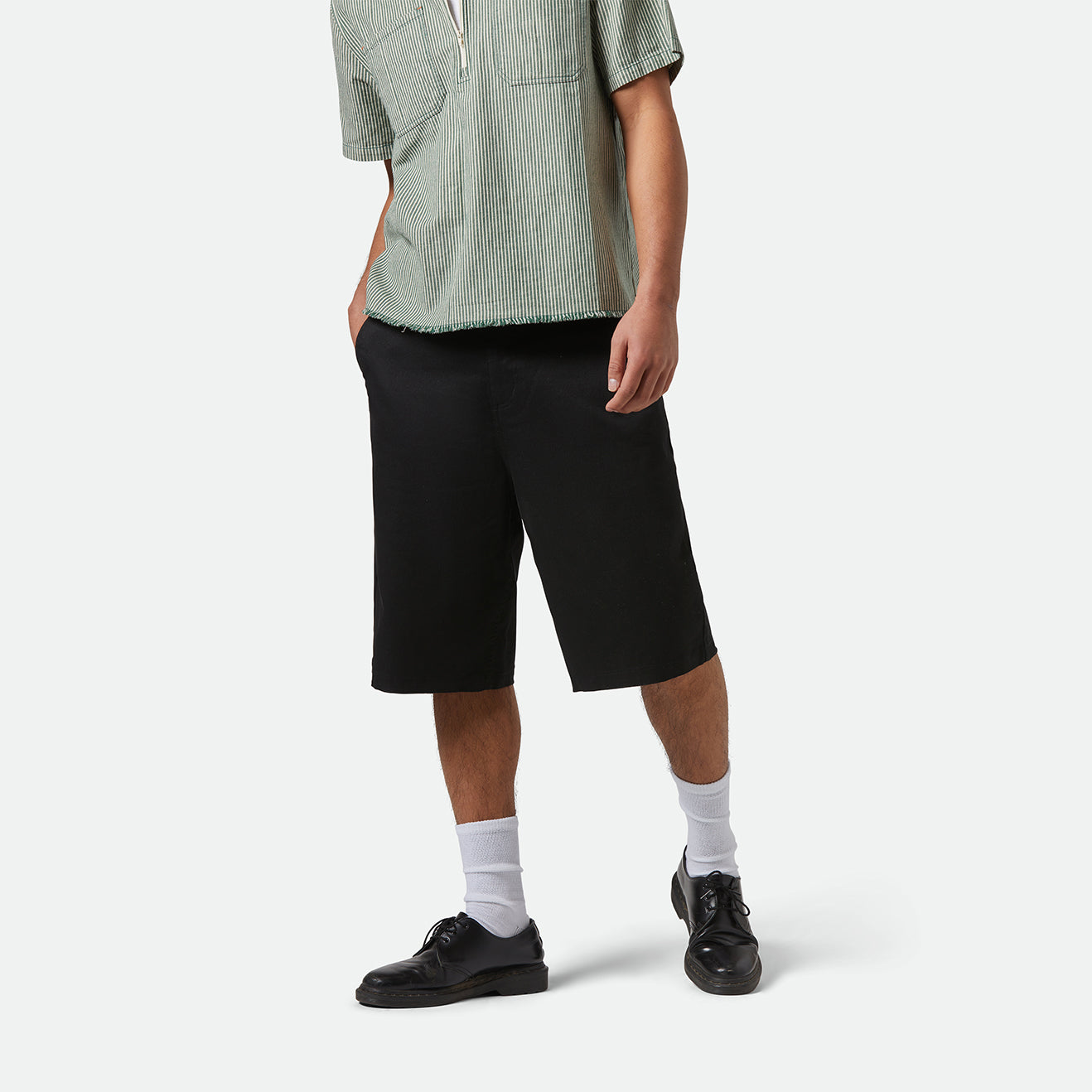 CHOICE CHINO BAGGY SHORT-BLACK