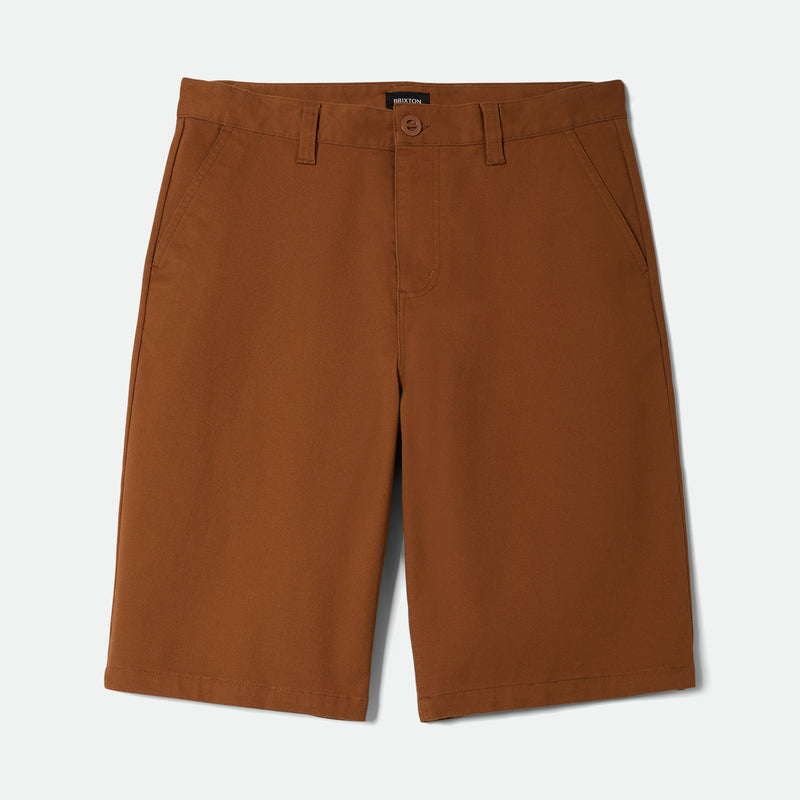 CHOICE CHINO BAGGY SHORT-WASHED COPPER