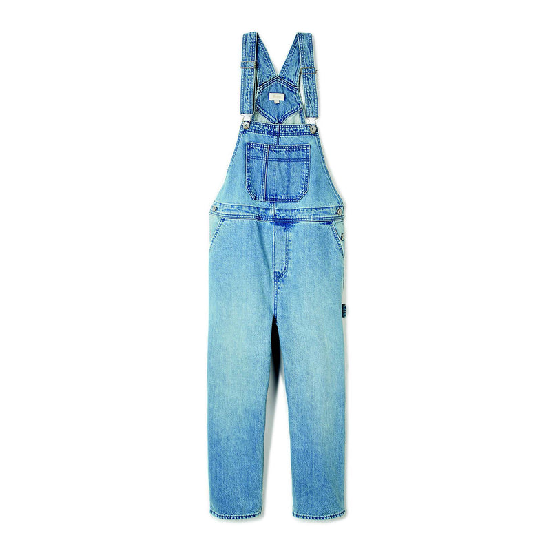CHRISTINA CROP OVERALL - FADED INDIGO