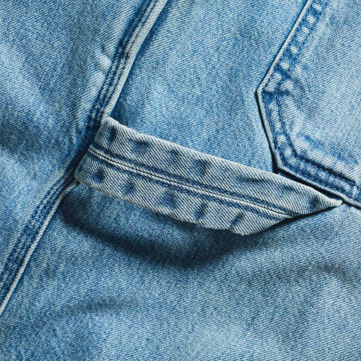 CHRISTINA CROP OVERALL - FADED INDIGO
