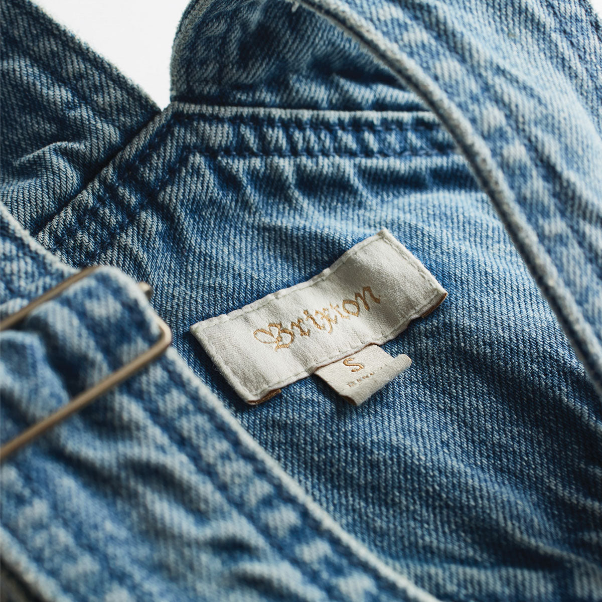 CHRISTINA CROP OVERALL - FADED INDIGO