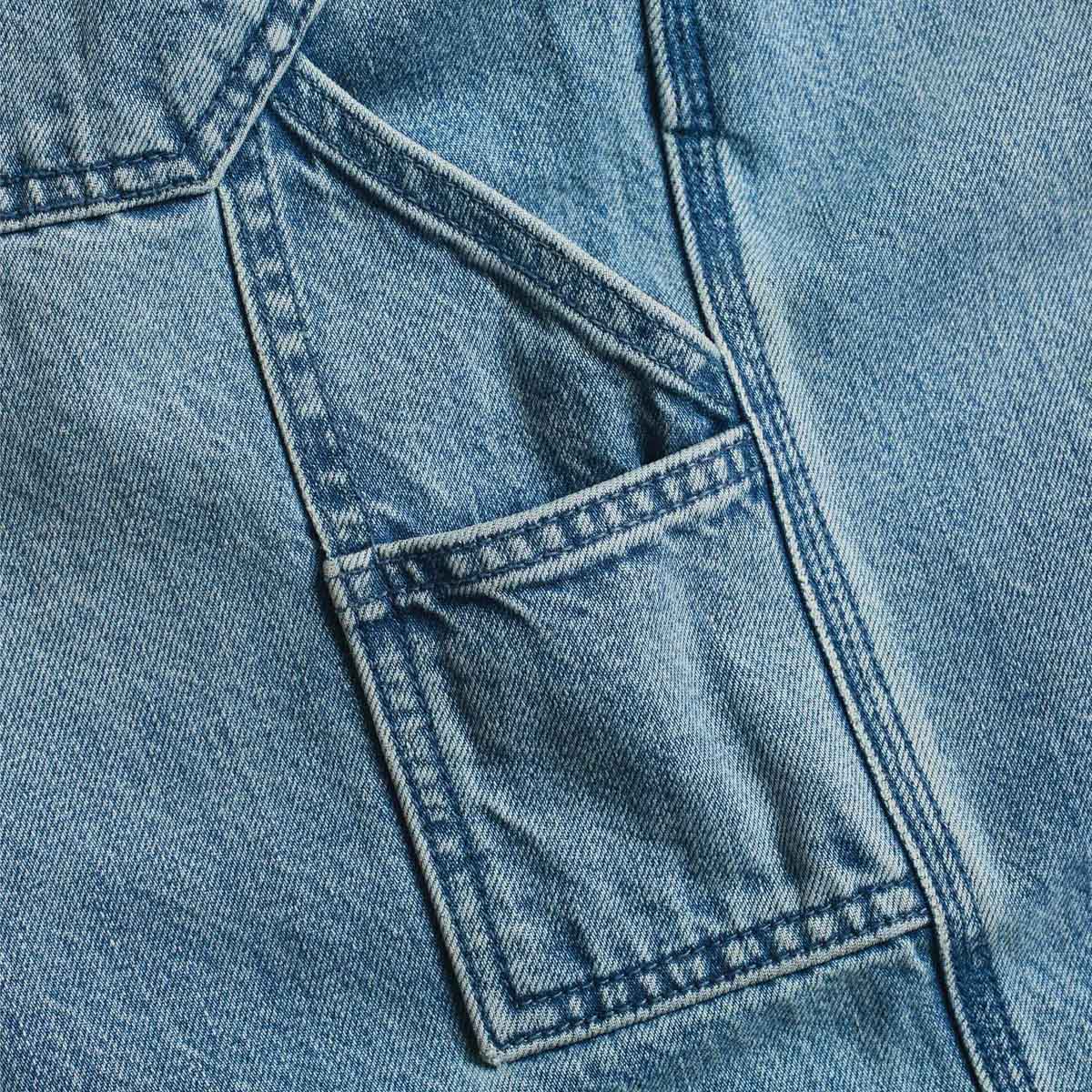 CHRISTINA CROP OVERALL - FADED INDIGO