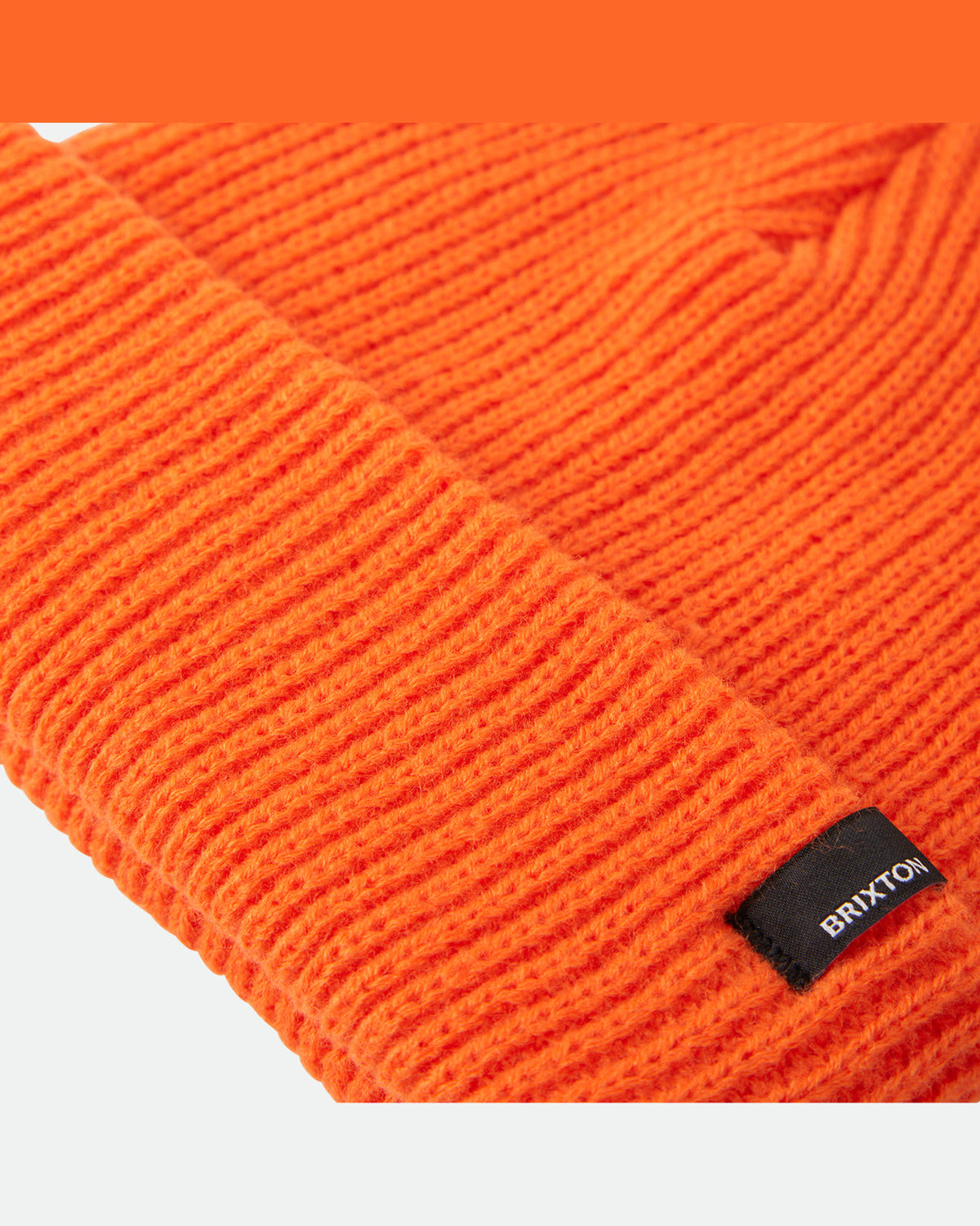 CHUNKY HEIST BEANIE - BRIGHT ORANGE