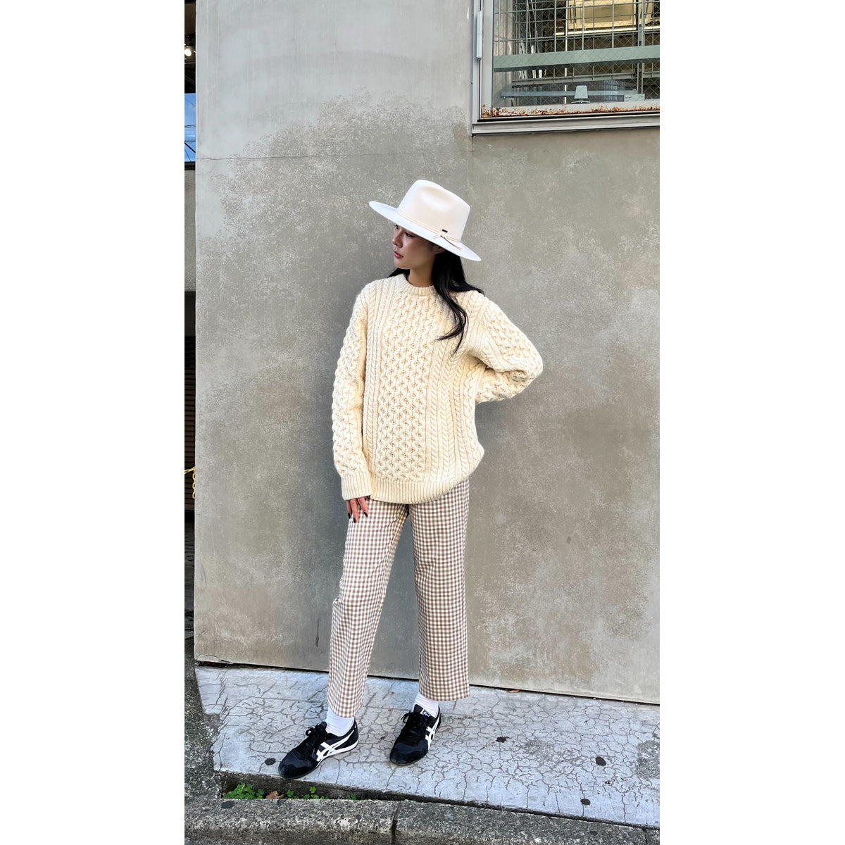 CLASSIC FISHERMAN'S SWEATER-OATMEAL