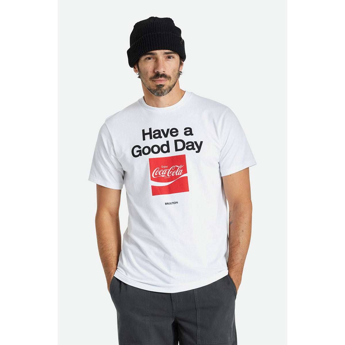 COCA-COLA GOOD DAY S/S TLRT-WHITE