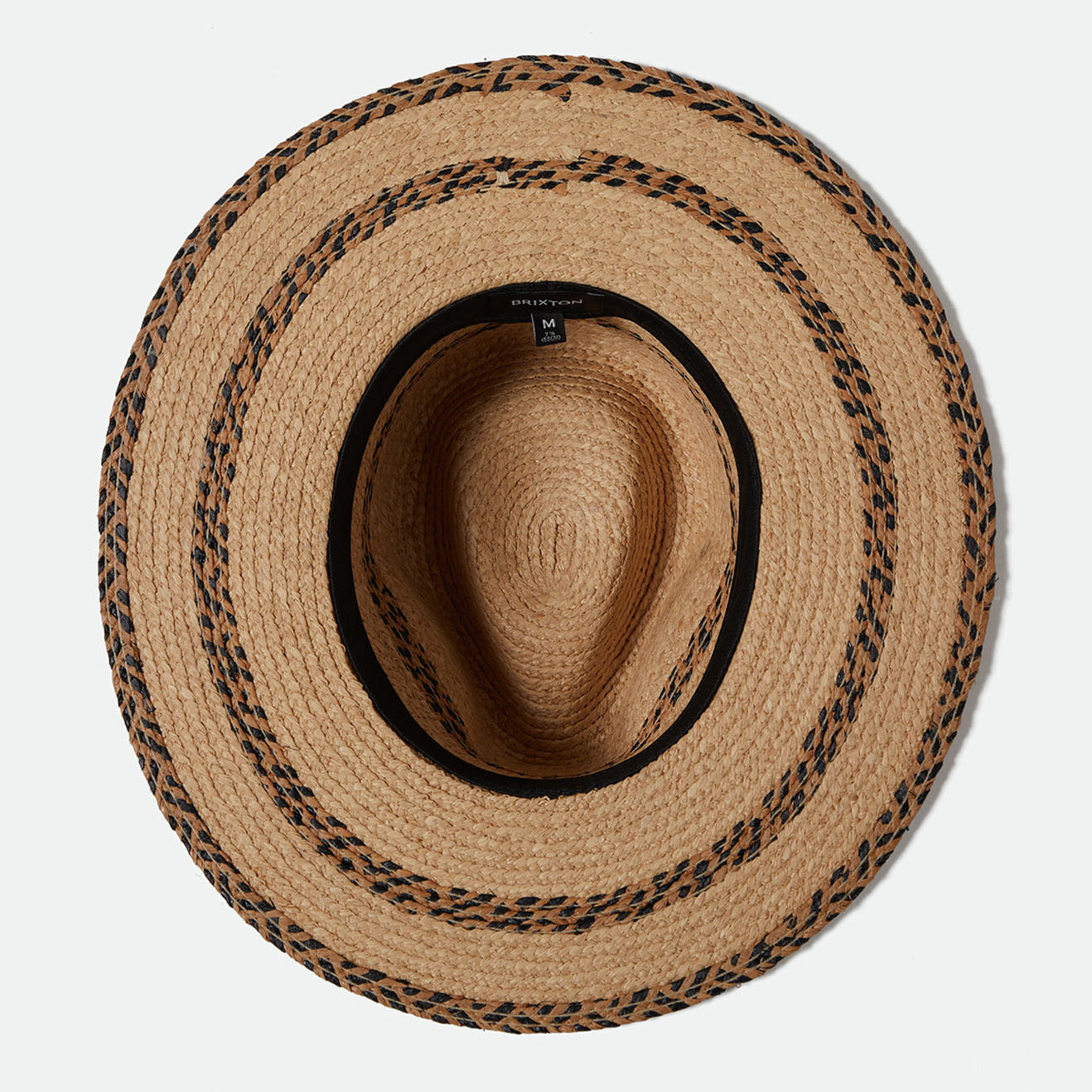 COHEN COWBOY STRAW HAT-TAN/BLACK