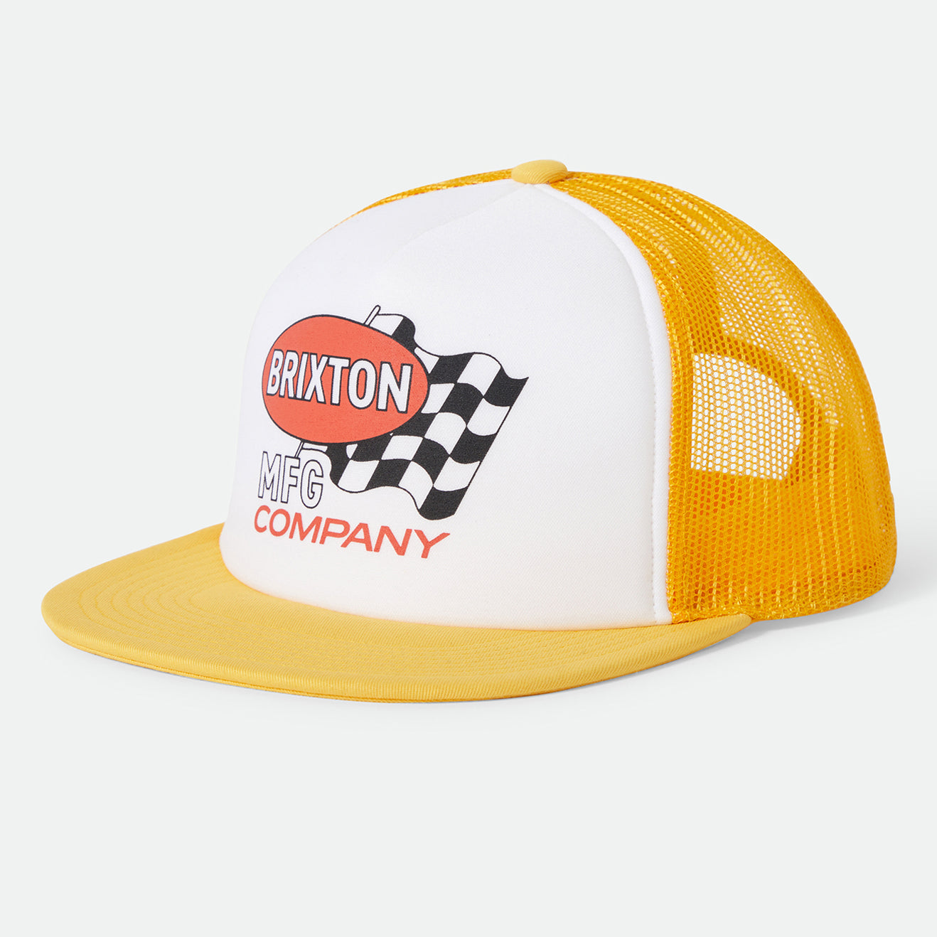 COLLINS NP HP TRUCKER HAT-YELLOW/WHITE/YELLOW