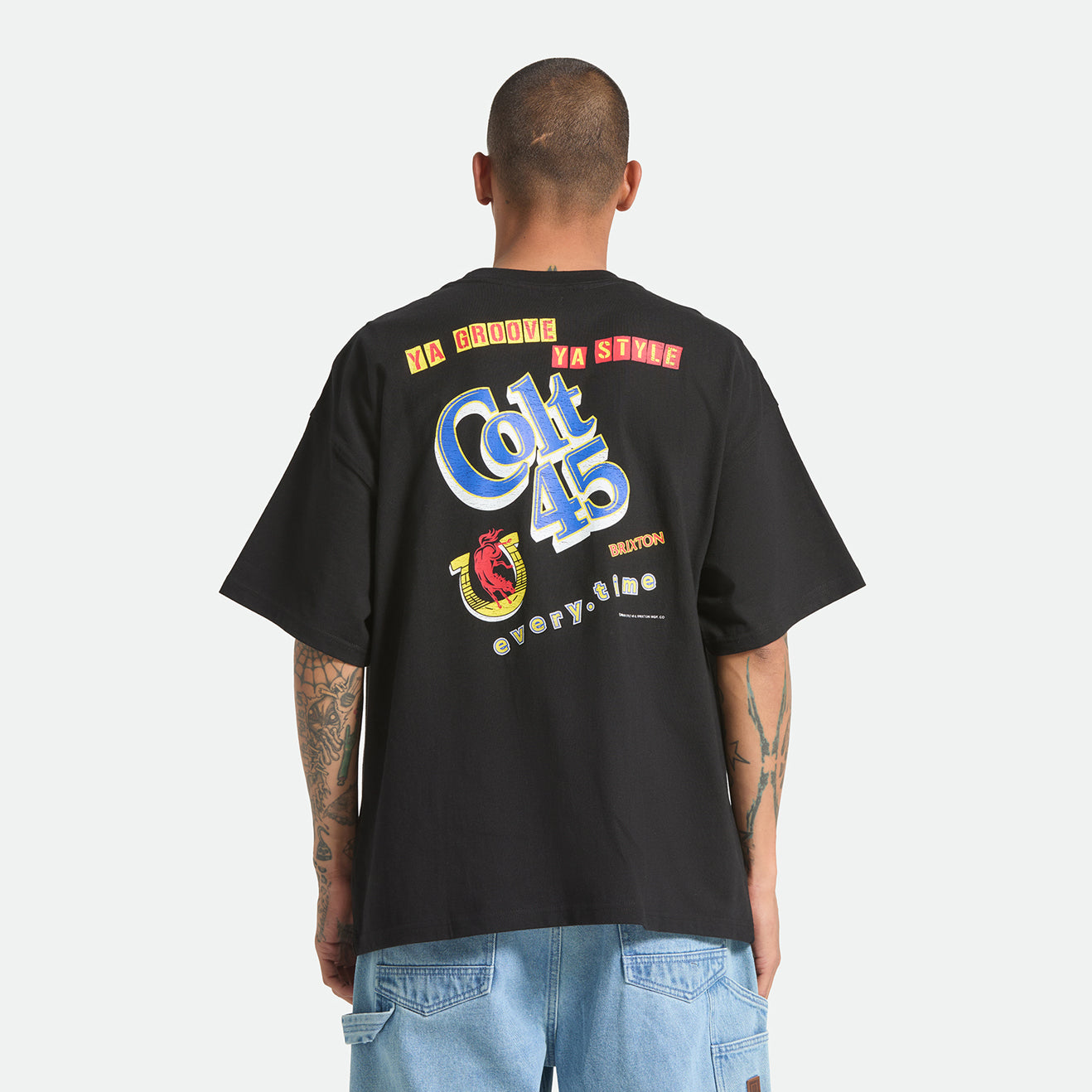COLT 45 EVERYTIME S/S OVERSIZED - BLACK