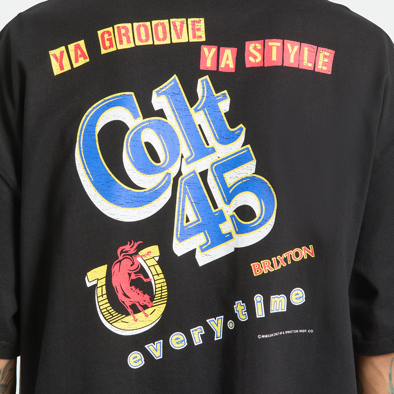 COLT 45 EVERYTIME S/S OVERSIZED - BLACK