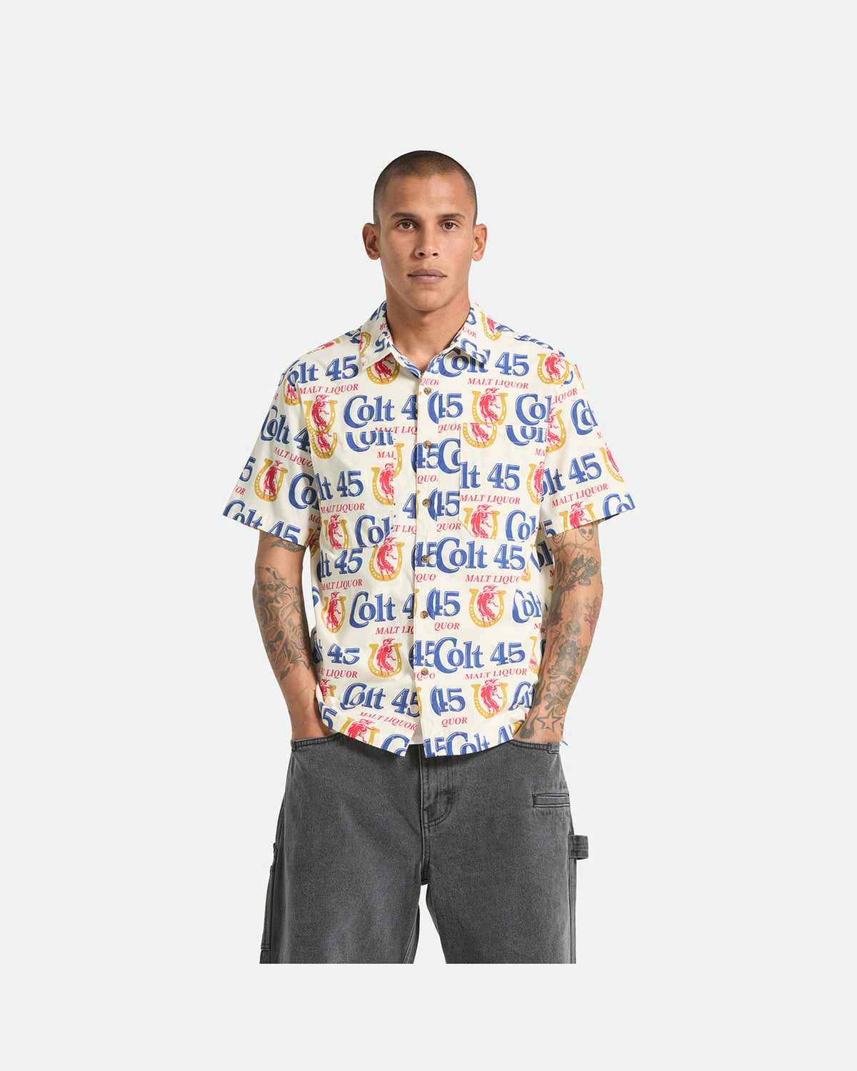 COLT 45 X BRIXTON S/S WVN - MULTI