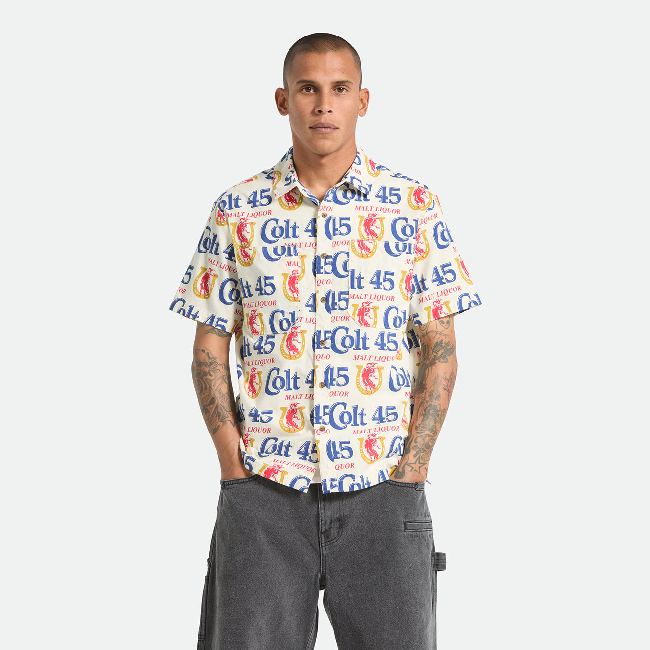 COLT 45 X BRIXTON S/S WVN - MULTI